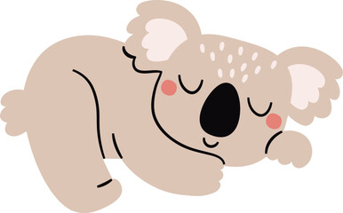 Childish Sleeping Koala