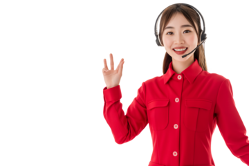 Smiling Customer Service Representative With Headset Offering Online Assistance