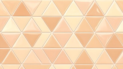 Fototapeta premium Beige Triangular Tile Pattern