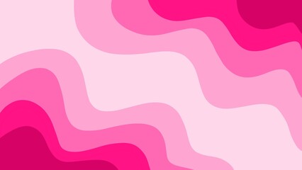 Minimalist abstract background with pink gradient waves. Modern aesthetic wallpaper