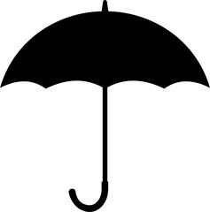 umbrella icon isolated on white background. vector illustration.