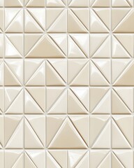 Obraz premium Geometric Pattern of Glossy Triangular Tiles