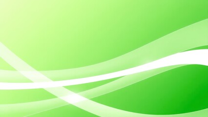 abstract green background with wavy lines and a white background,