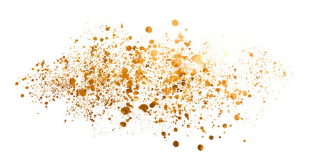 soft golden glitter dust spray overlays