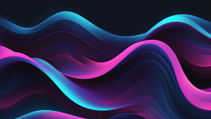 Fototapeta premium Abstract waves with matte textures creating an elegant product-friendly design