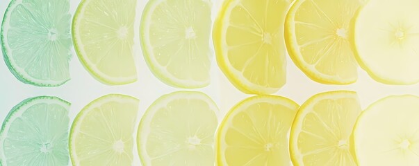 Pastel Green to Lemon Yellow Gradient Wallpaper Background