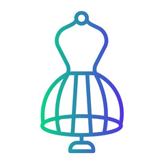 dressmaker Line Gradient Icon