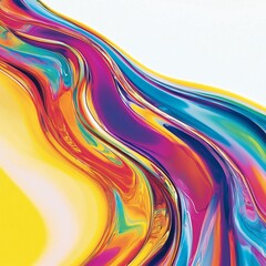 Vibrant Abstract Swirls of Color: A Symphony of Hues