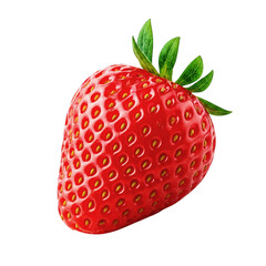 Strawberry isolated on transparent background