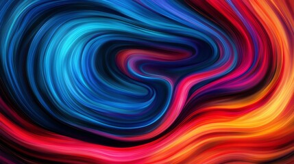 Vibrant abstract swirl of colors blending smoothly, creating a dynamic visual experience.