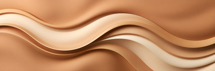 Abstract waves with matte textures creating an elegant product-friendly design