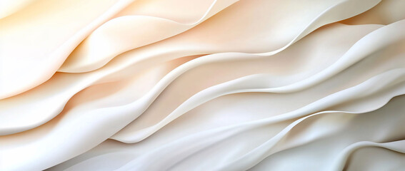 Fototapeta premium Smooth, flowing fabric texture.