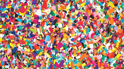 Colorful Confetti Celebration: Joyful Abstract Art