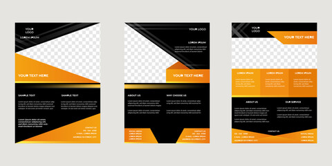 creative business flyer template for event advertising or promotional marketing. A4 design size. 