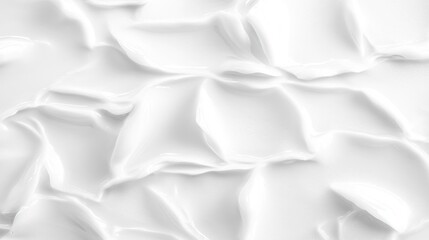 Fototapeta premium Close-up of white creamy texture.