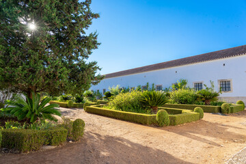 Interior of the building in the garden of the ducal palace in the village of Vila Viçosa in the Alentejo- Portugal
