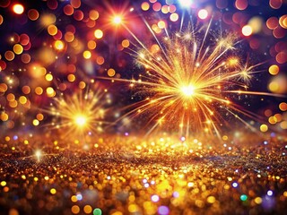 Obraz premium Abstract Colorful Glitter Background, Shimmering Sparkle Texture, Festive Design