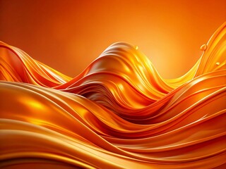 Abstract Orange Wave Background: Vibrant Texture for Design Projects