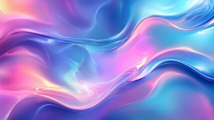 Fototapeta premium Abstract vibrant pastel wave background.