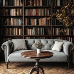 modern living room with sofa