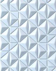 Obraz premium Seamless Pattern of Glossy Triangular Pyramids