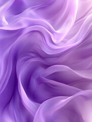 Obraz premium Abstract purple fabric waves, soft flowing silk texture.