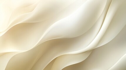 Obraz premium Elegant and Soft Flowing Cream Fabric with Subtle Waves and Texture Ideal for Backgrounds and Designs in Various Creative Projects
