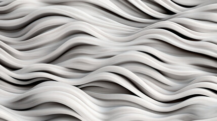 Obraz premium Abstract white wave pattern background.