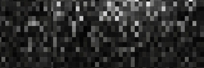 Abstract grayscale pixelated texture.
