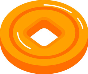  Chinese New Year Glod Coin