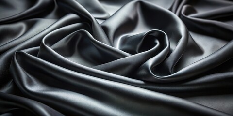 Obraz premium The Unfolding Symphony of Draped Fabric, a Visual Representation of Grace and Flow