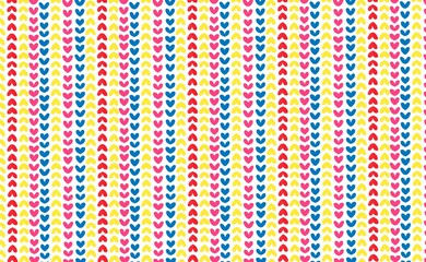 Seamless pattern with abstract hearts colorful valentine day for surfaces 