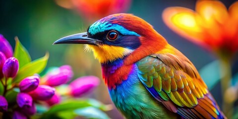 Obraz premium Camorim Bird: Vibrant Brazilian Wildlife Photography