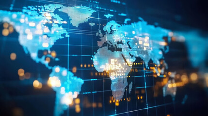 Obraz premium Navigating Investment Strategies in the Global Trade Landscape