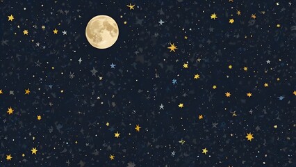 Fototapeta premium night sky with stars pattern