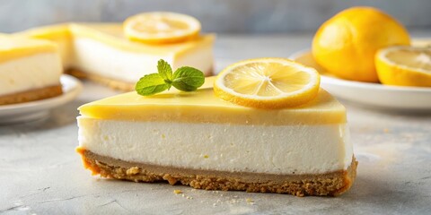 Creamy Lemon Cheesecake with a Golden Brown Crust , cheesecakes, ,  cheesecakes,citrus, baked goods