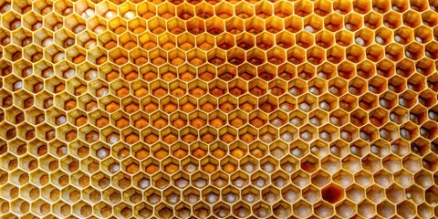 Natural hexagonal pattern created by wax cells of honeycomb bees in a beehive, nature, insect,  nature, insect, nature