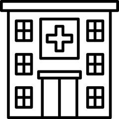 Hospital Building Icon