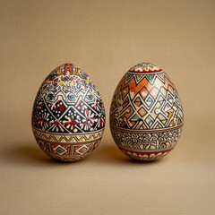 Charming Arrangement of Two Eggs with Combinations