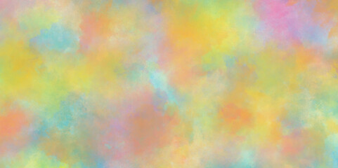 Abstract colorful and bright painted watercolor background design, Brush stroked painting of colorful watercolor, hand drawn stains watercolor texture, painted watercolor background design.
