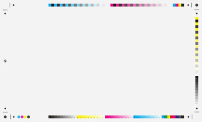 CMYK Printing, Cutting and Calibration Marks