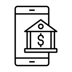 Mobile Banking Icon