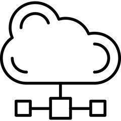 Cloud Network Icon