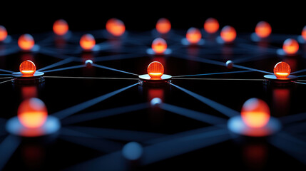 Digital Earth a planetary surface covered in glowing binary code a futuristic concept