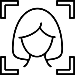 Facial Recognition Icon