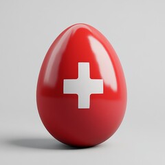 Obraz premium Standalone Easter Egg in Various Colors