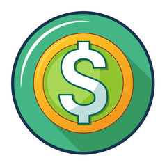 dollar icon design