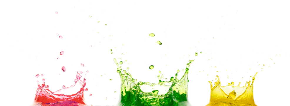 Red wine Lemon Juice Crown Water splash on object to create shape form fluttering in droplet and wave. Beverage Vegetable green juice Crown water make drop explosion. White background isolated