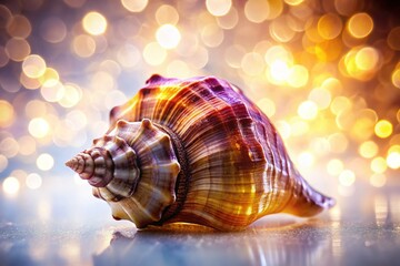Obraz premium Seashell Silhouette, Isolated White Background, Clipping Path, Ocean Shell, Nature Photography