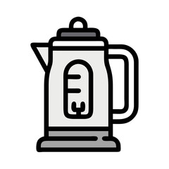 electric kettle icon design